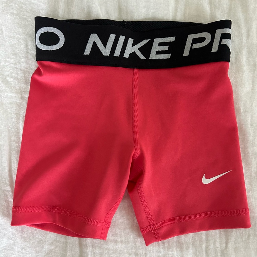 Nike Pink Bike Shorts Compression Fit